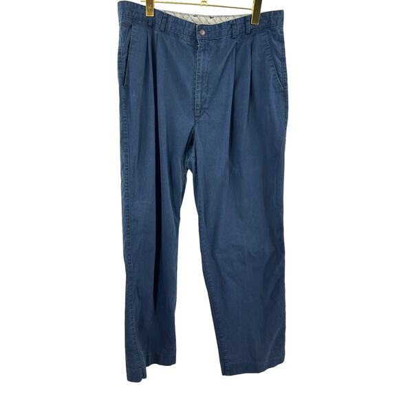 Dockers Blue Men's Dress Pants Pleated Front Casual 38‎ x 32 - Picture 1 of 9